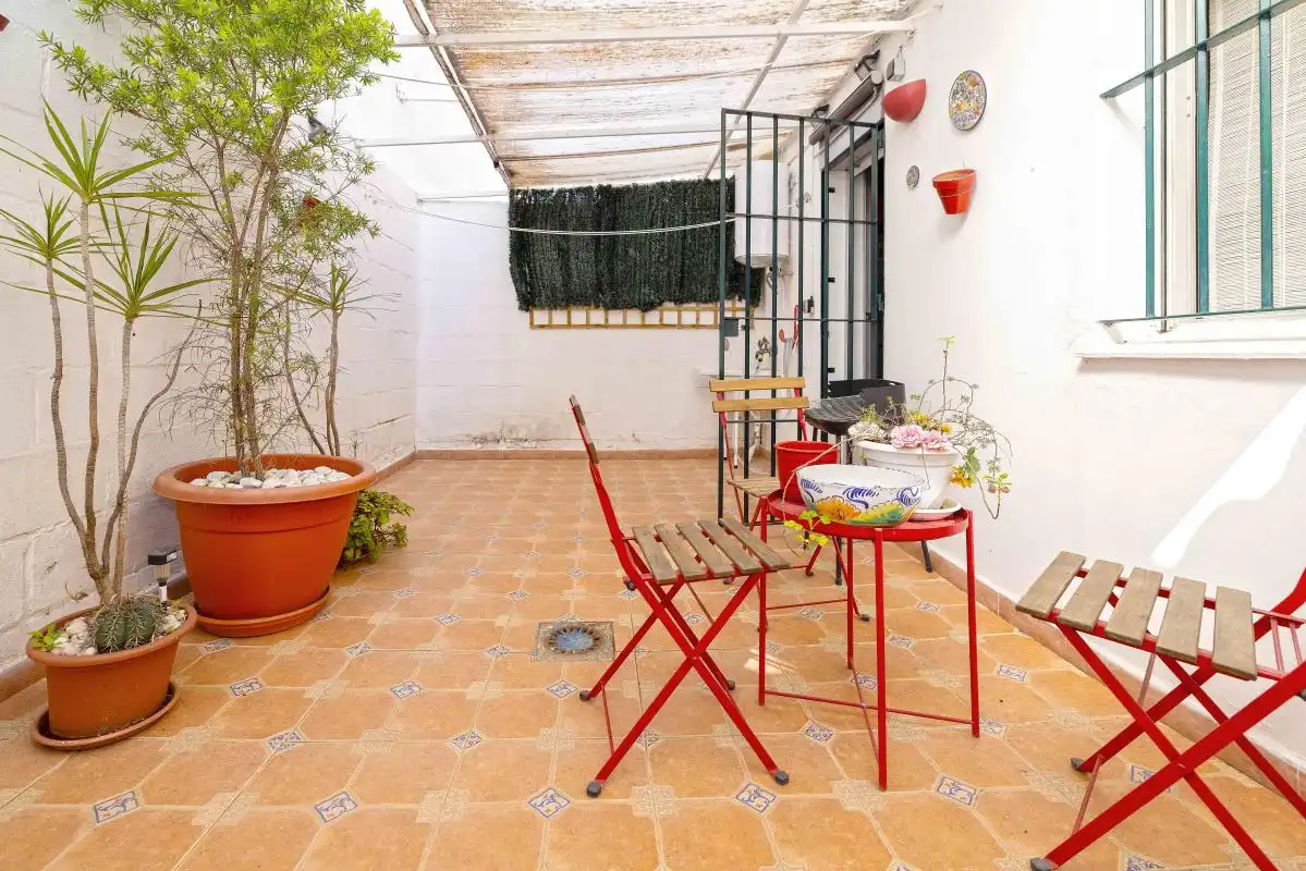 Terrassa de Casa adosada en venda en Castilleja de la Cuesta amb Aire condicionat, Calefacció i Terrassa
