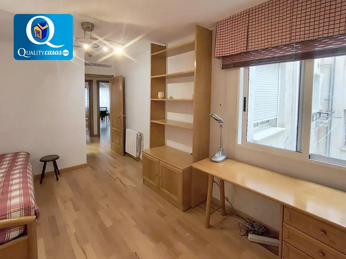 Sala d'estar de Pis de lloguer en Alicante / Alacant amb Aire condicionat, Calefacció i Terrassa