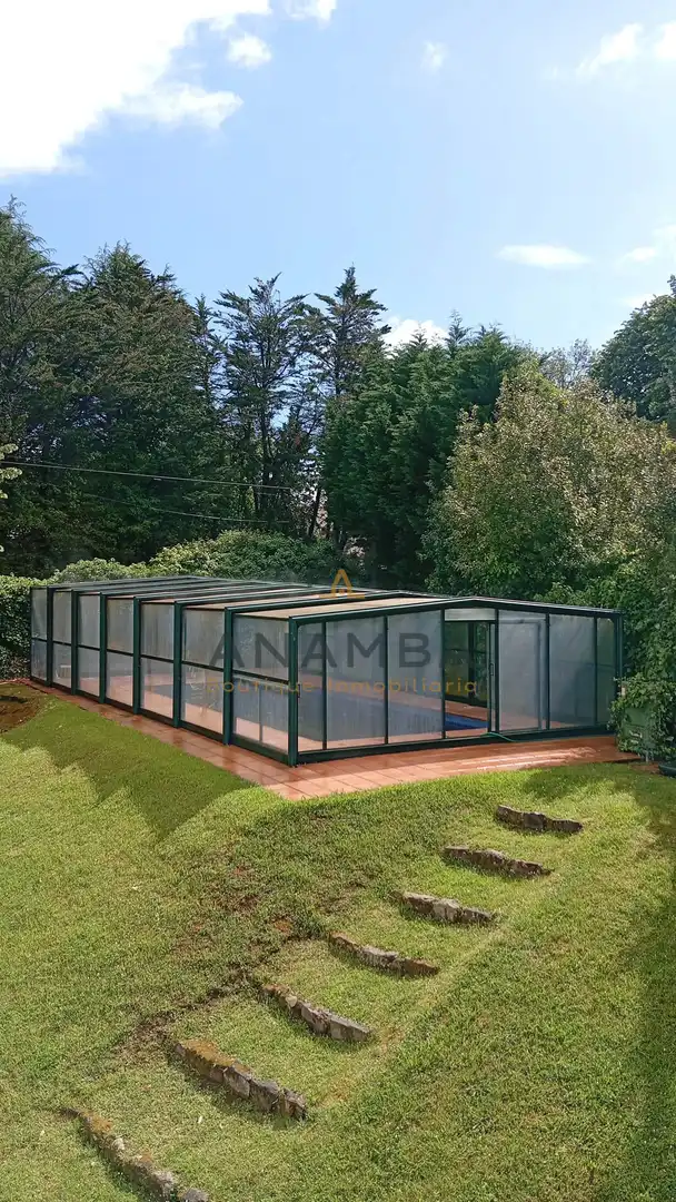 Jardín de Casa o chalet en venta en Gijón  con Trastero y Piscina