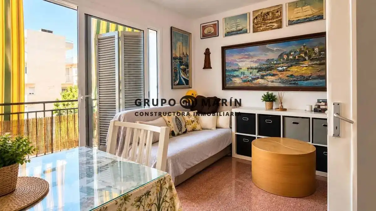 Sala de estar de Piso en venta en Blanes con Terraza