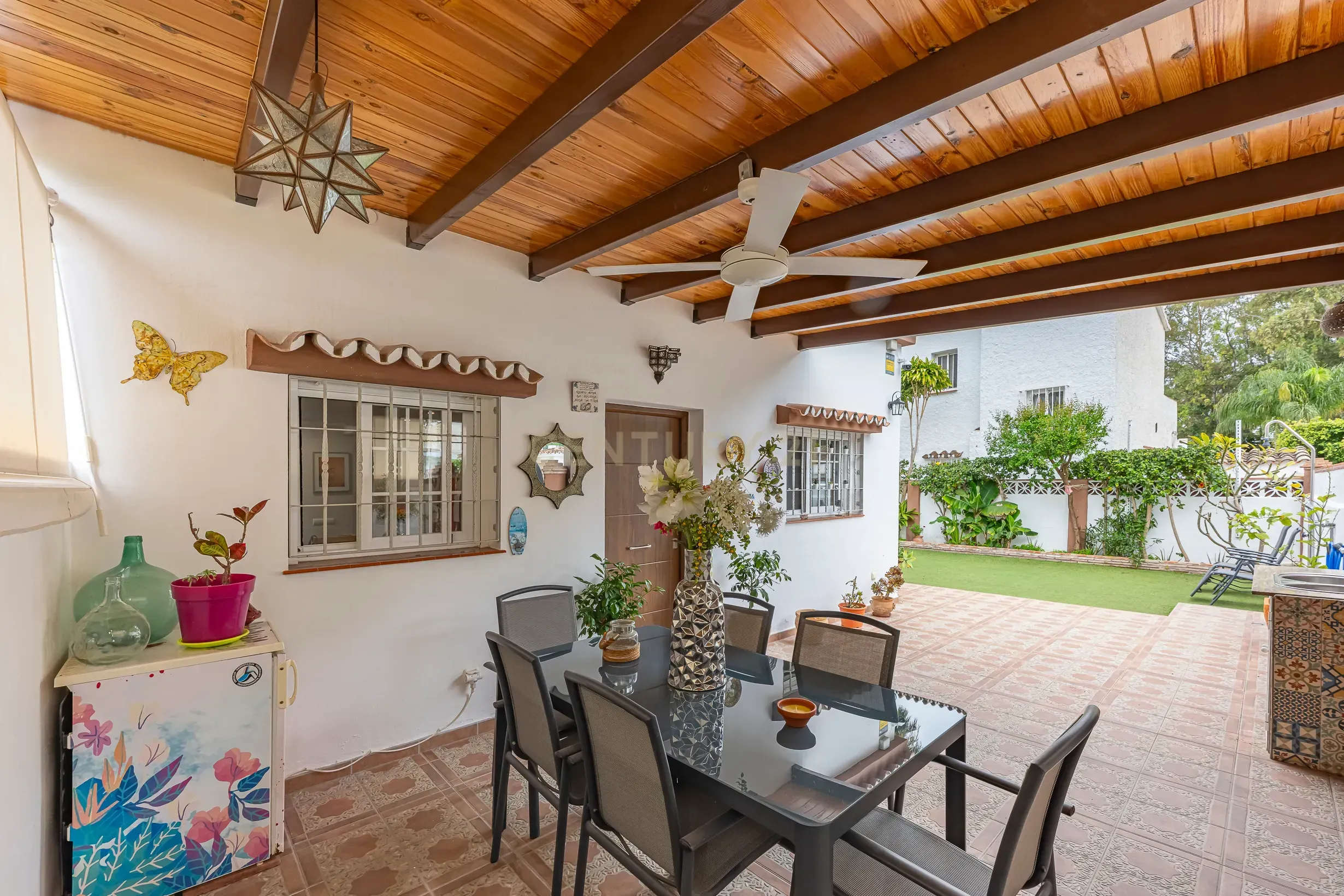 Terrassa de Casa o xalet en venda en Marbella amb Aire condicionat, Jardí privat i Traster