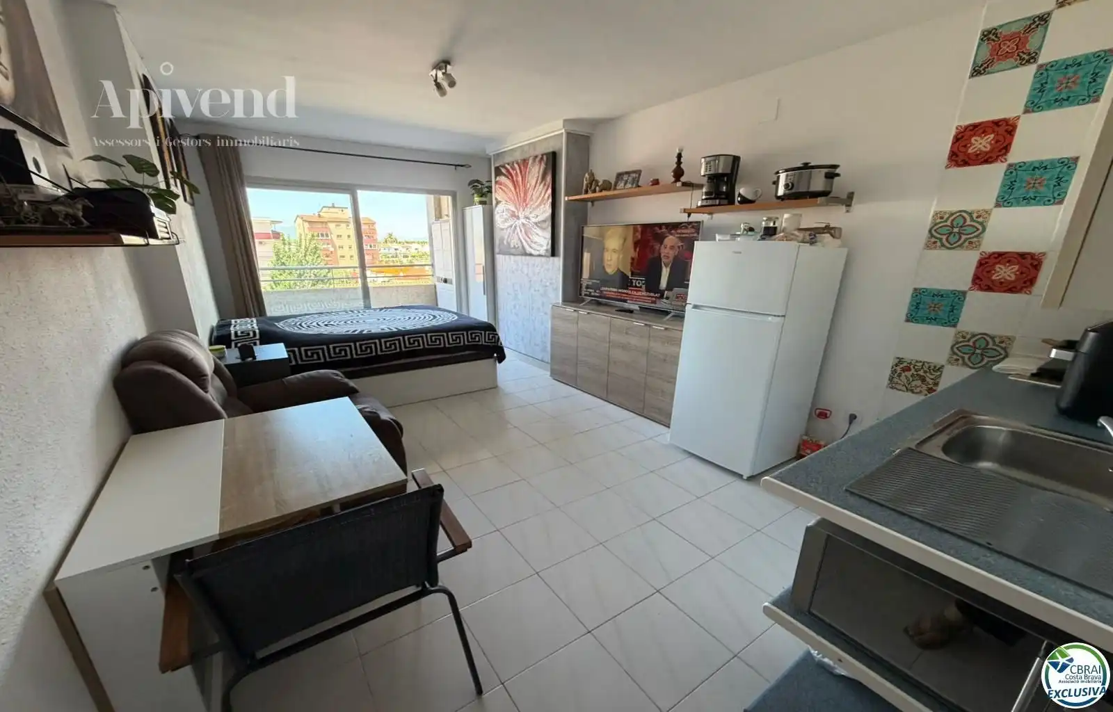 Terrasse von Wohnung zum Verkauf in Empuriabrava mit Heizung, Terrasse und Möbliert