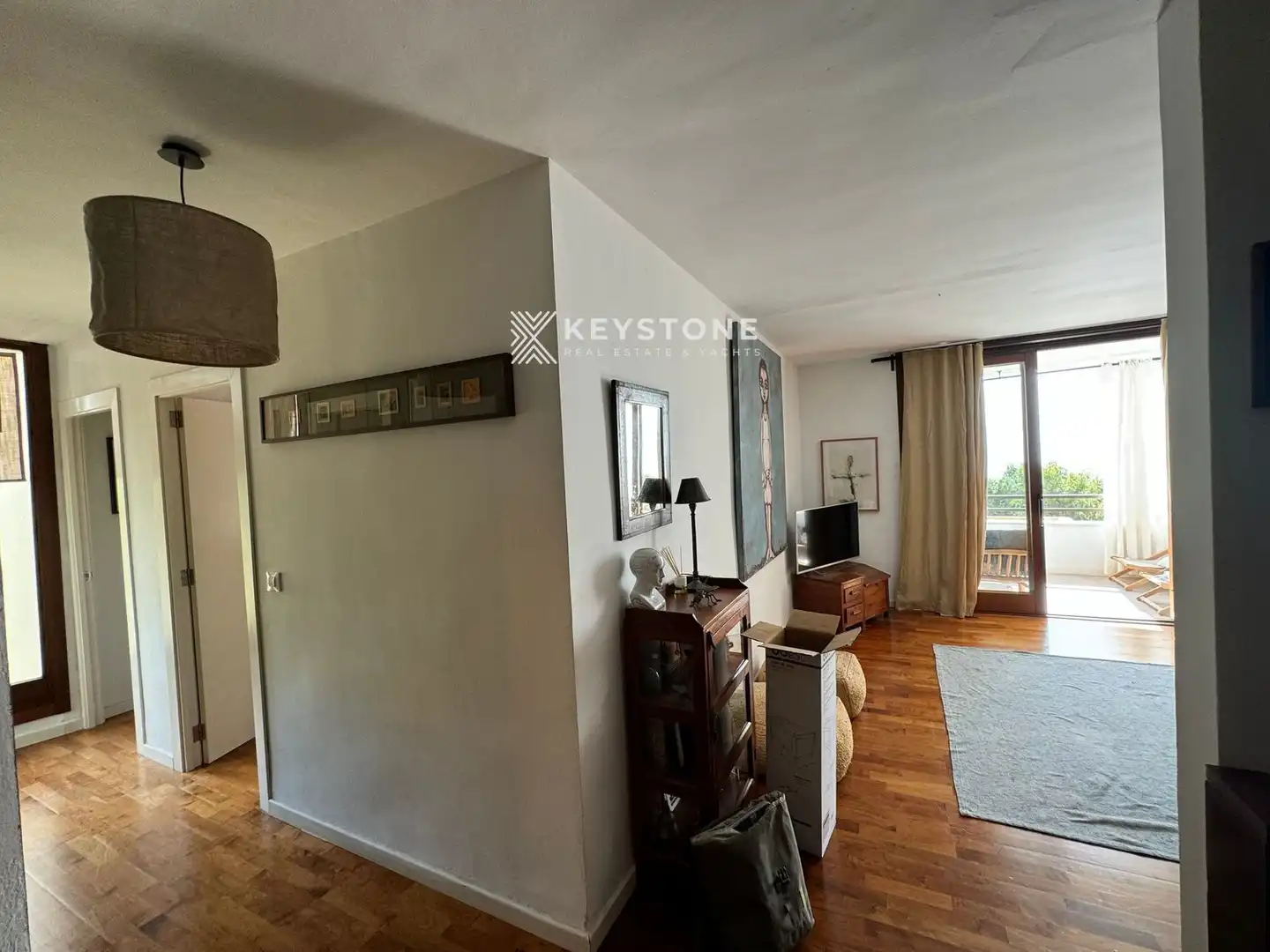Wohnzimmer von Wohnung zur Miete in Calvià mit Klimaanlage, Terrasse und Schwimmbad