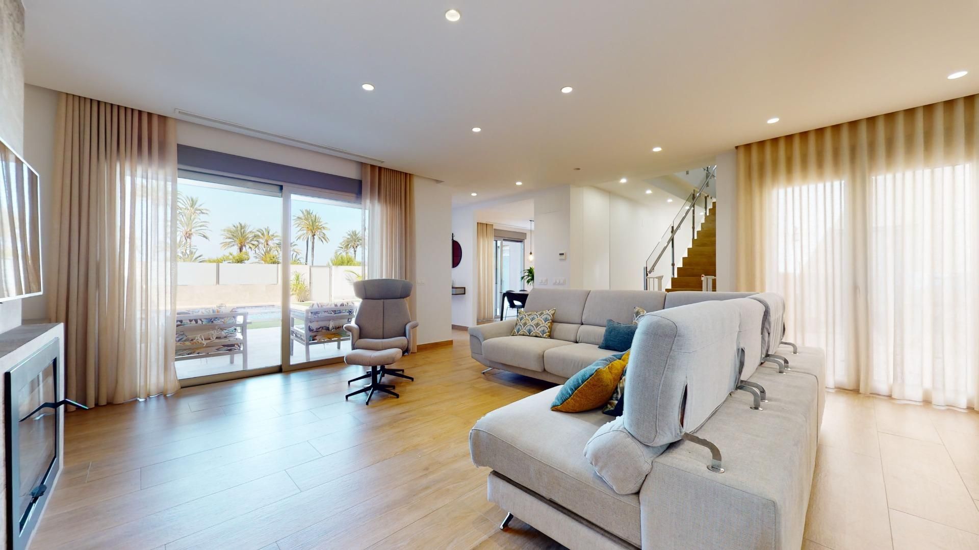 Living room of House or chalet for sale in San Pedro del Pinatar  with Air Conditioner, Heating and Private garden