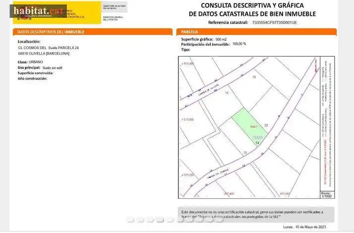Terreno residencial en venta en Olivella, imagen 5