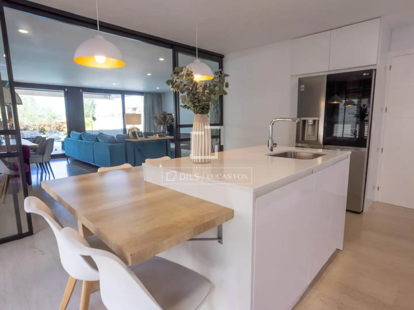 Küche von Country house zur Miete in Majadahonda mit Klimaanlage, Heizung und Privatgarten