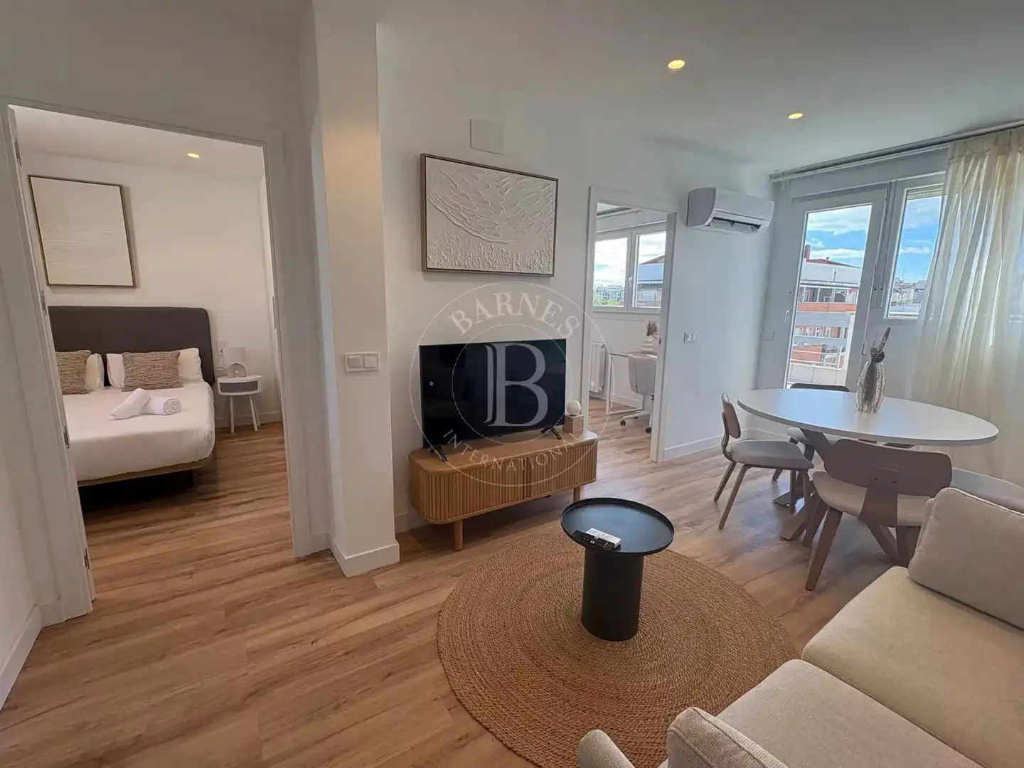 Living room of Attic for rent in Madrid  with Air Conditioner, Heating and Terrace