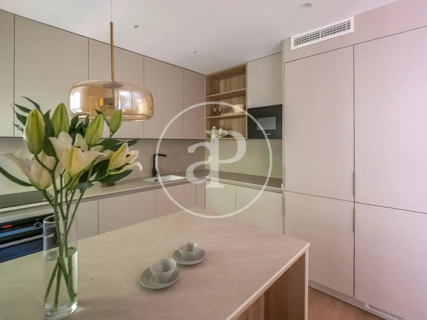Küche von Wohnung zum Verkauf in Madrid mit Klimaanlage, Heizung und Terrasse