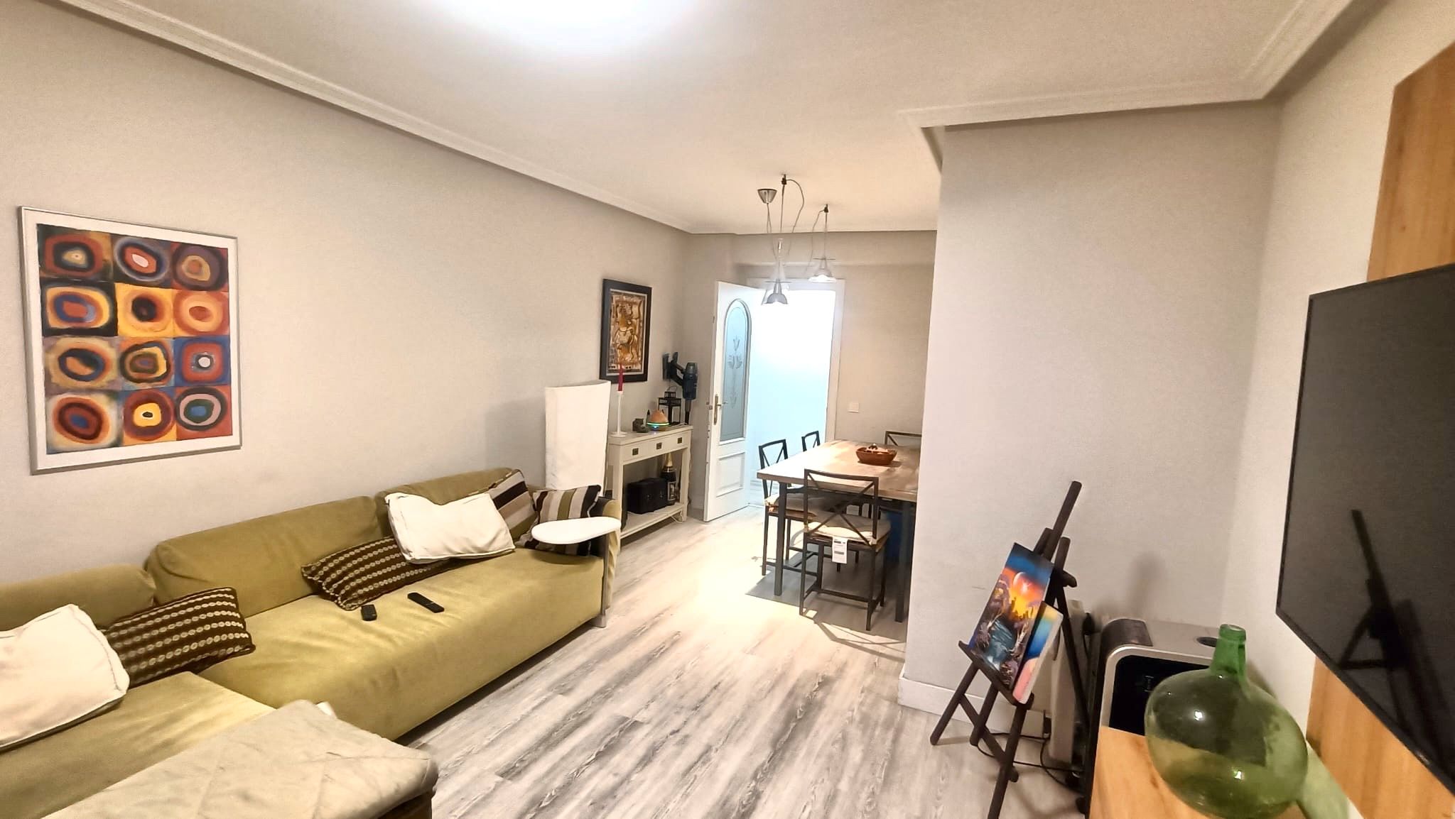 Living room of Flat for sale in Gijón   with Heating and Parquet flooring