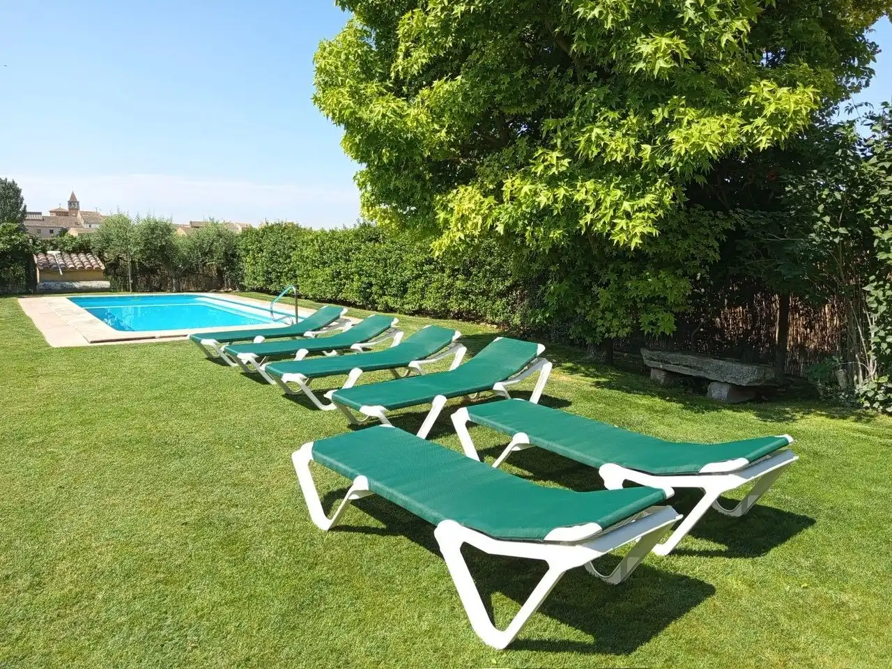 Piscina de Casa o xalet en venda en Vilanova de Bellpuig amb Calefacció, Jardí privat i Piscina