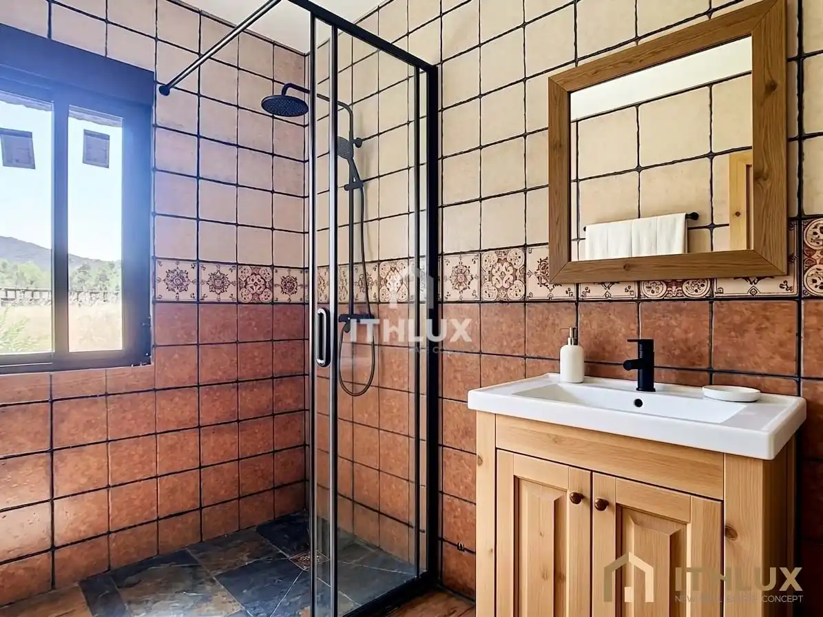 Baño de Finca rústica en venta en La Codosera con Terraza y Trastero