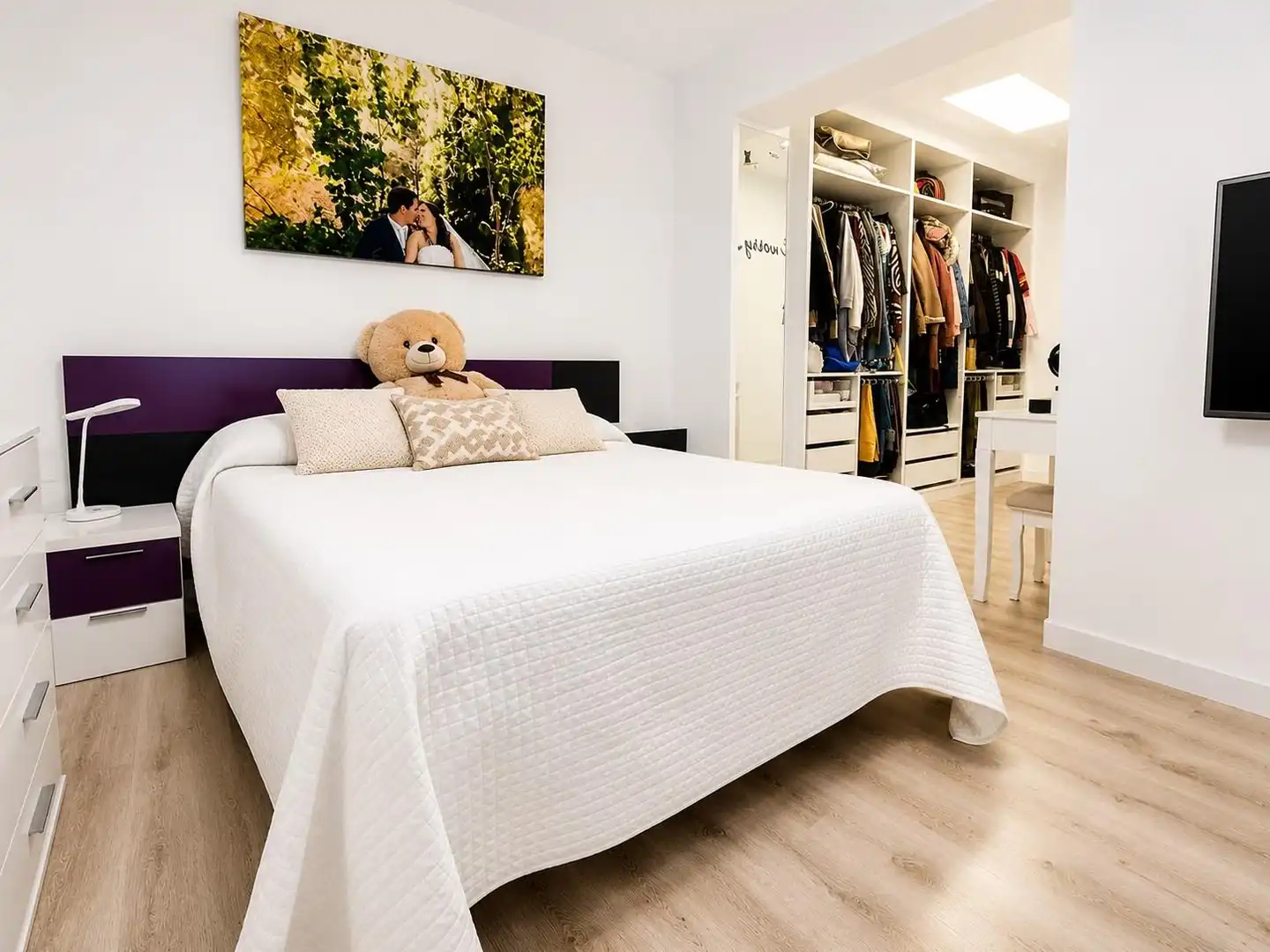 Bedroom of Flat for sale in Valencia  with Air Conditioner and Heating