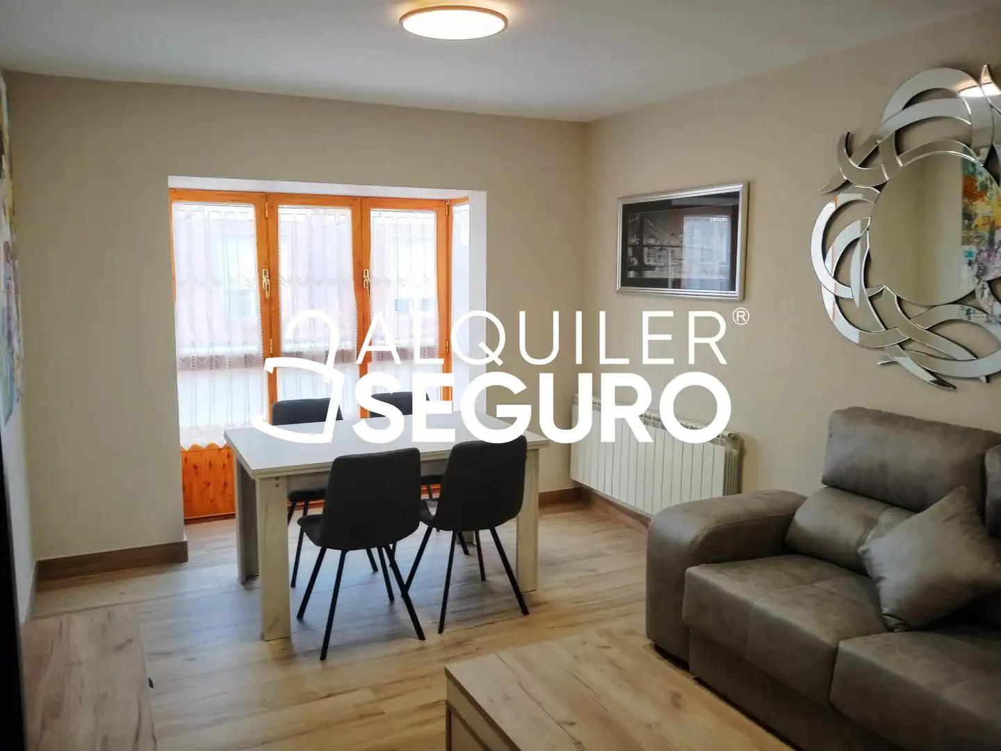 Wohnzimmer von Wohnung zur Miete in Fuensaldaña mit Heizung und Möbliert