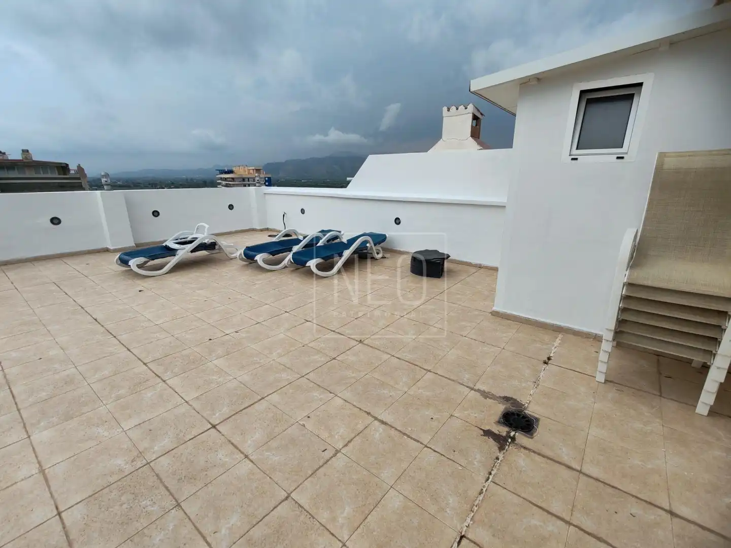 Terraza de Ático en venta en Tavernes de la Valldigna con Aire acondicionado, Terraza y Piscina comunitaria
