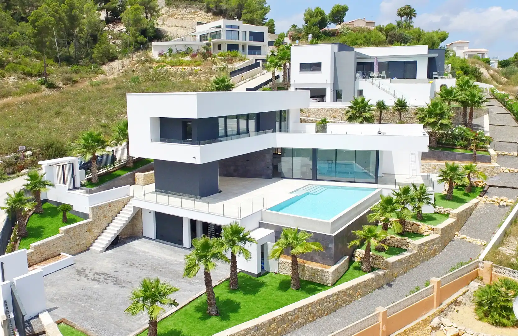 Vista exterior de Casa o xalet en venda en Jávea / Xàbia amb Aire condicionat, Calefacció i Jardí privat