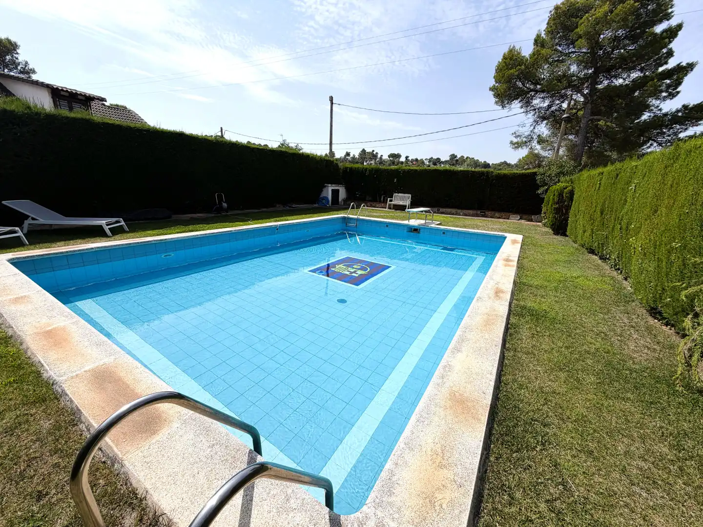 Piscina de Finca rústica en venda en Mediona amb Jardí privat, Parquet i Terrassa