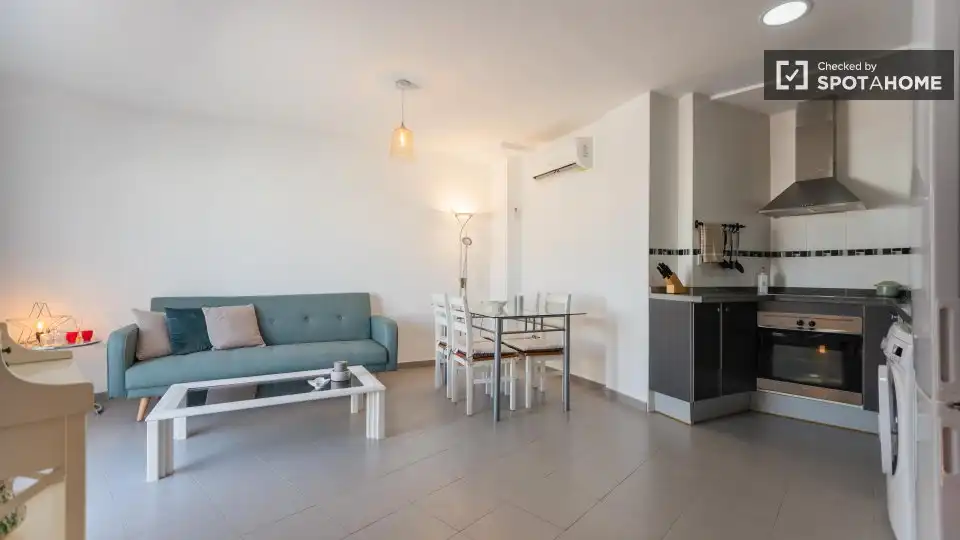 Wohnzimmer von Wohnung zur Miete in Godella mit Klimaanlage, Heizung und Möbliert