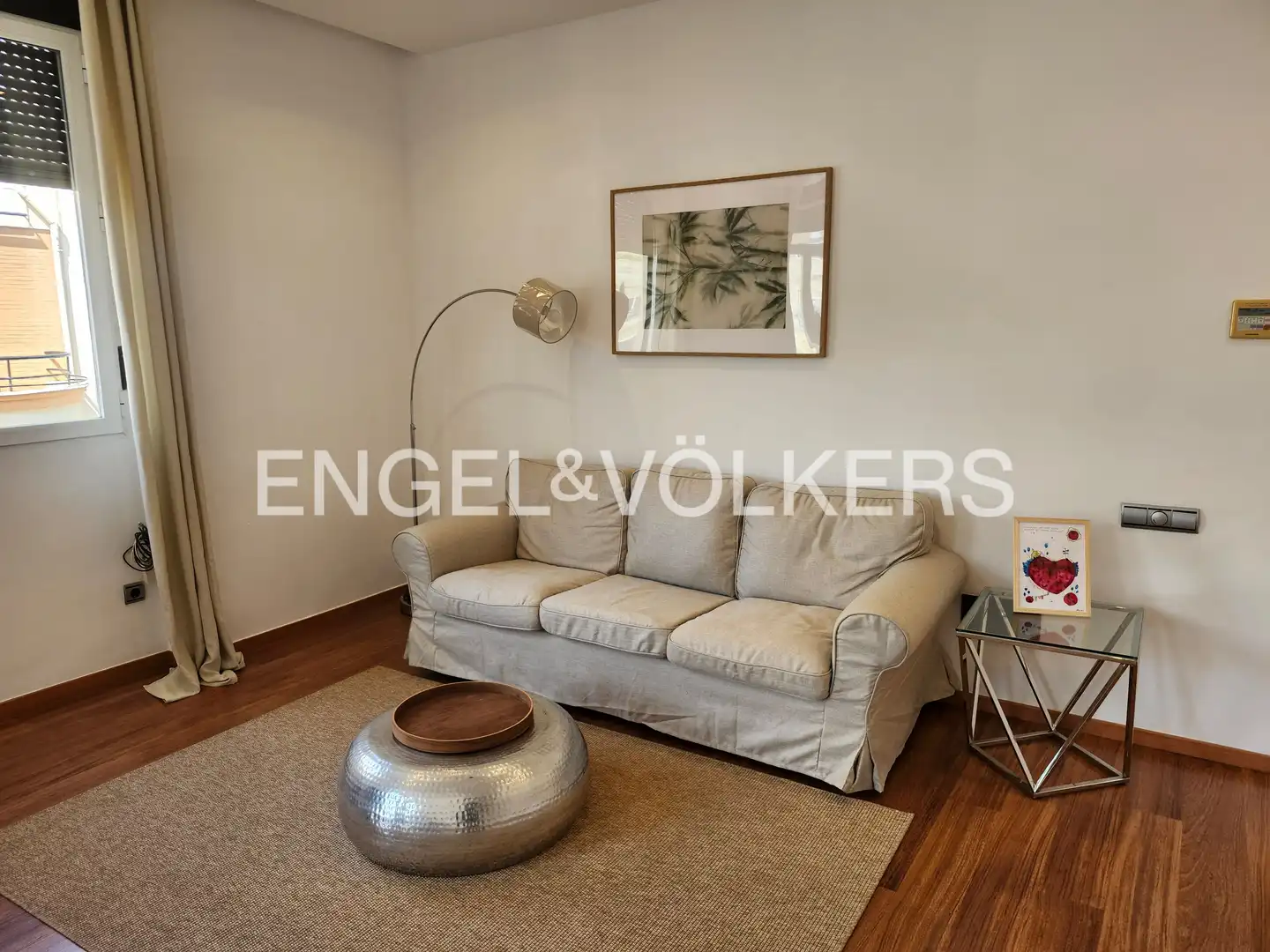 Wohnzimmer von Wohnung zur Miete in Valencia mit Klimaanlage, Heizung und Möbliert