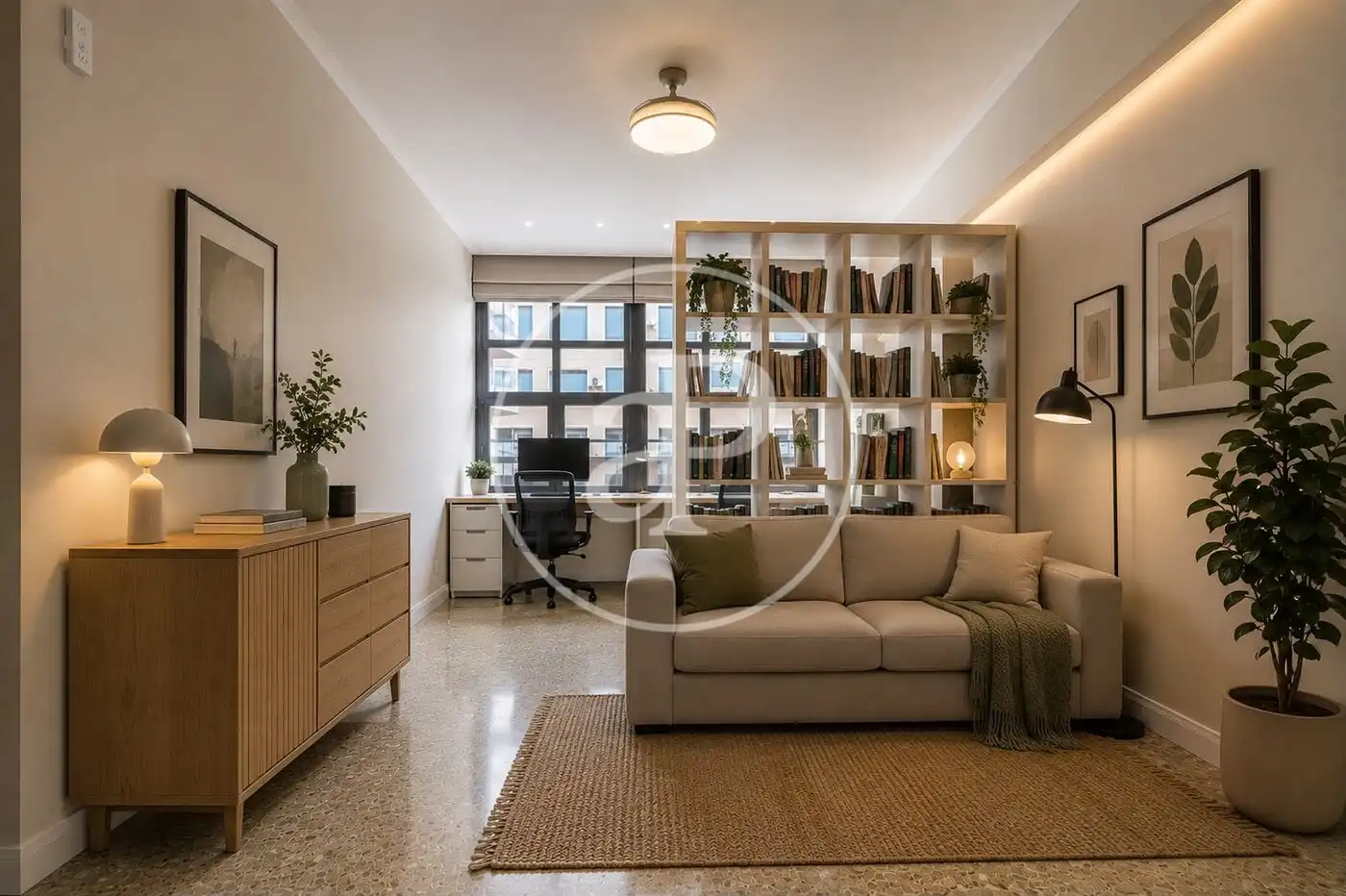 Living room of Flat for sale in Valencia  with Air Conditioner, Heating and Private garden