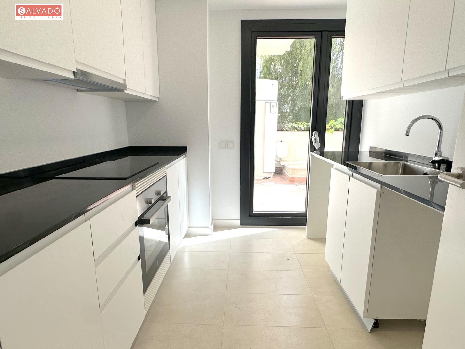 Kitchen of Flat for sale in Sant Jaume dels Domenys  with Air Conditioner, Heating and Terrace
