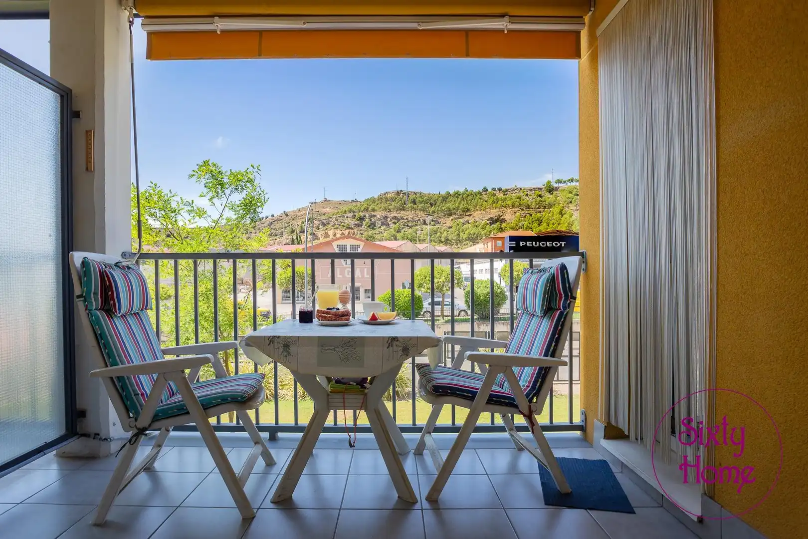 Balcony of Flat for sale in Andorra (Teruel)  with Heating, Parquet flooring and Terrace