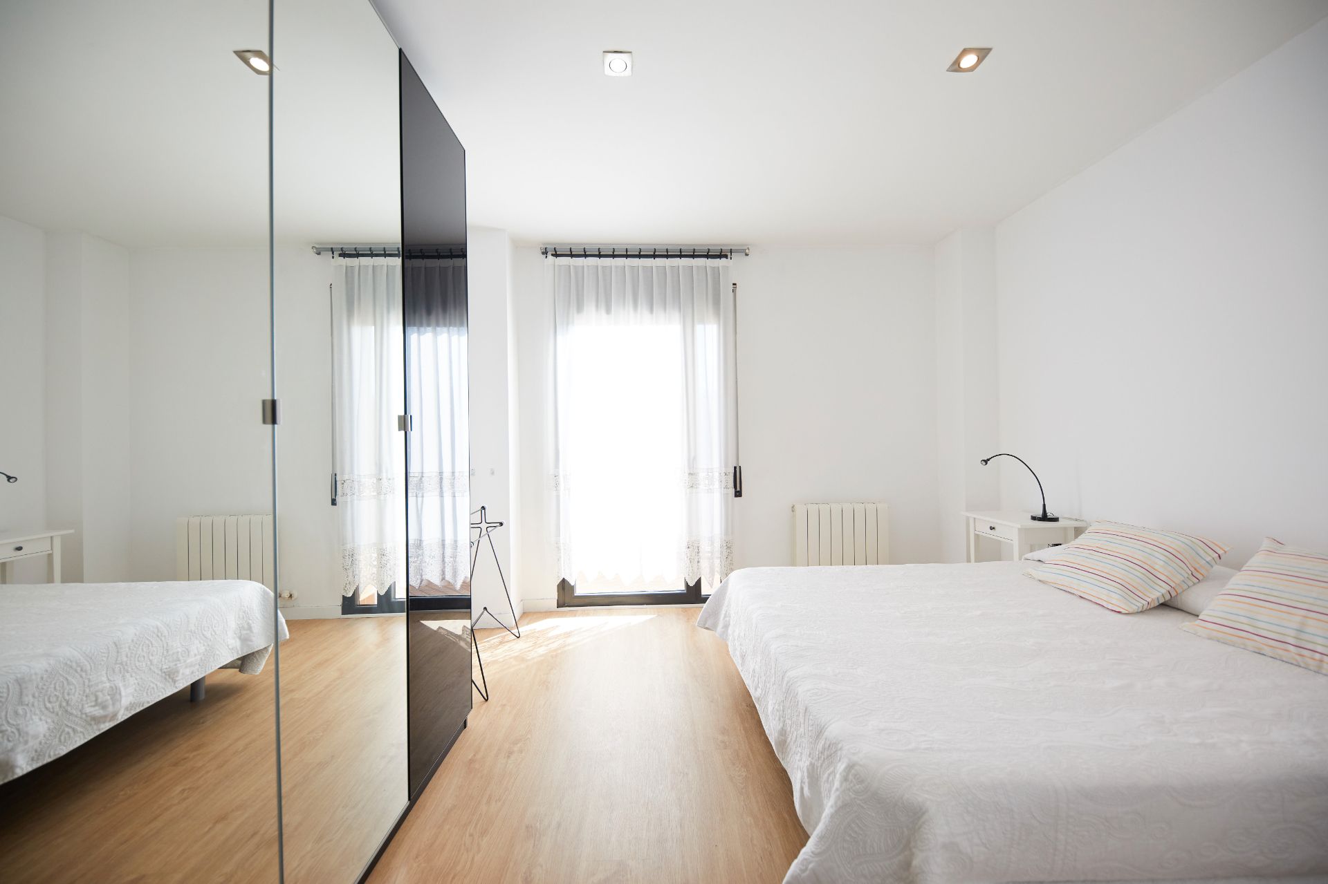 Bedroom of Flat for sale in La Pobla de Cérvoles  with Heating, Parquet flooring and Balcony