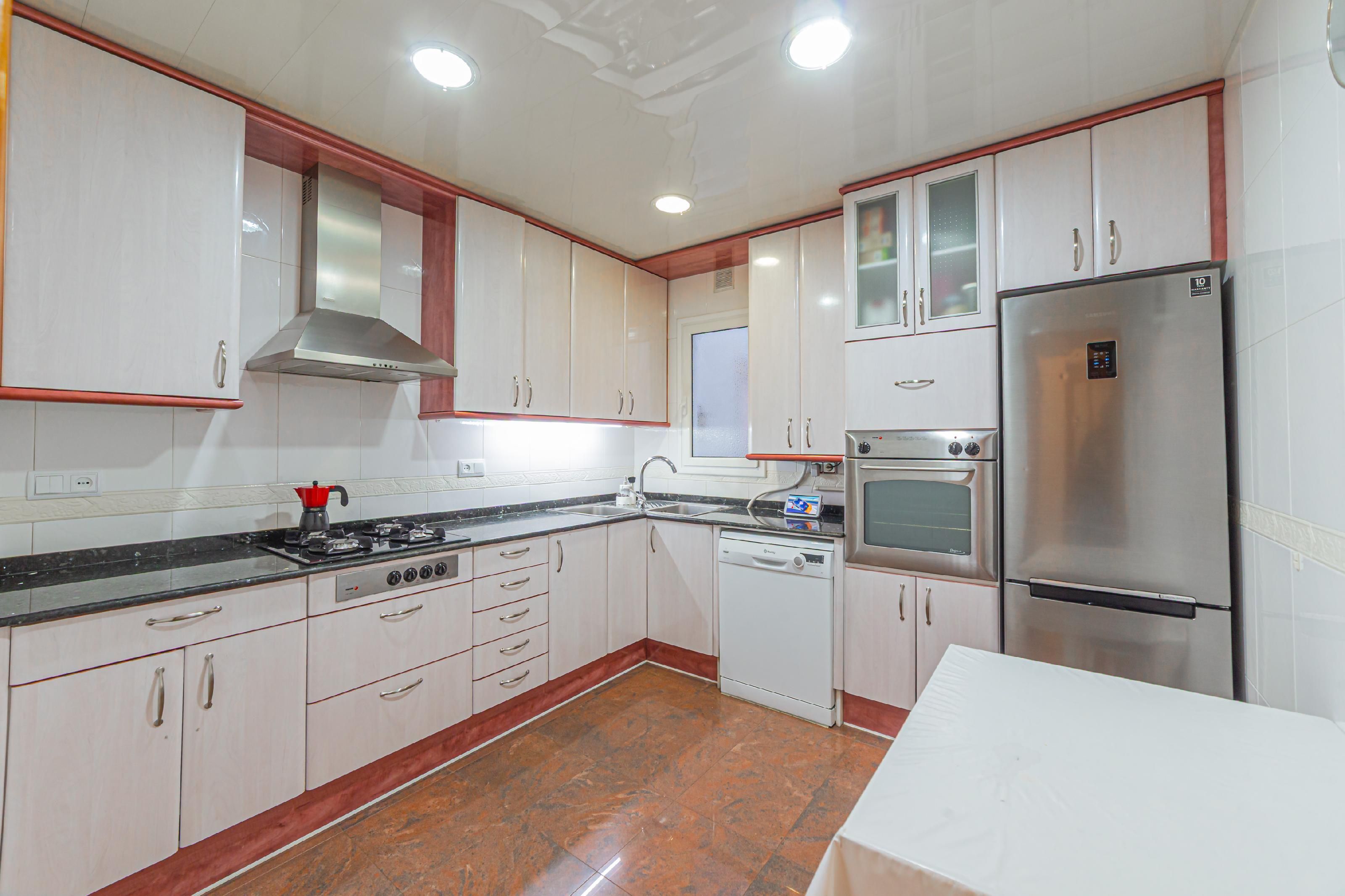 Kitchen of Attic for sale in  Barcelona Capital  with Heating, Parquet flooring and Terrace