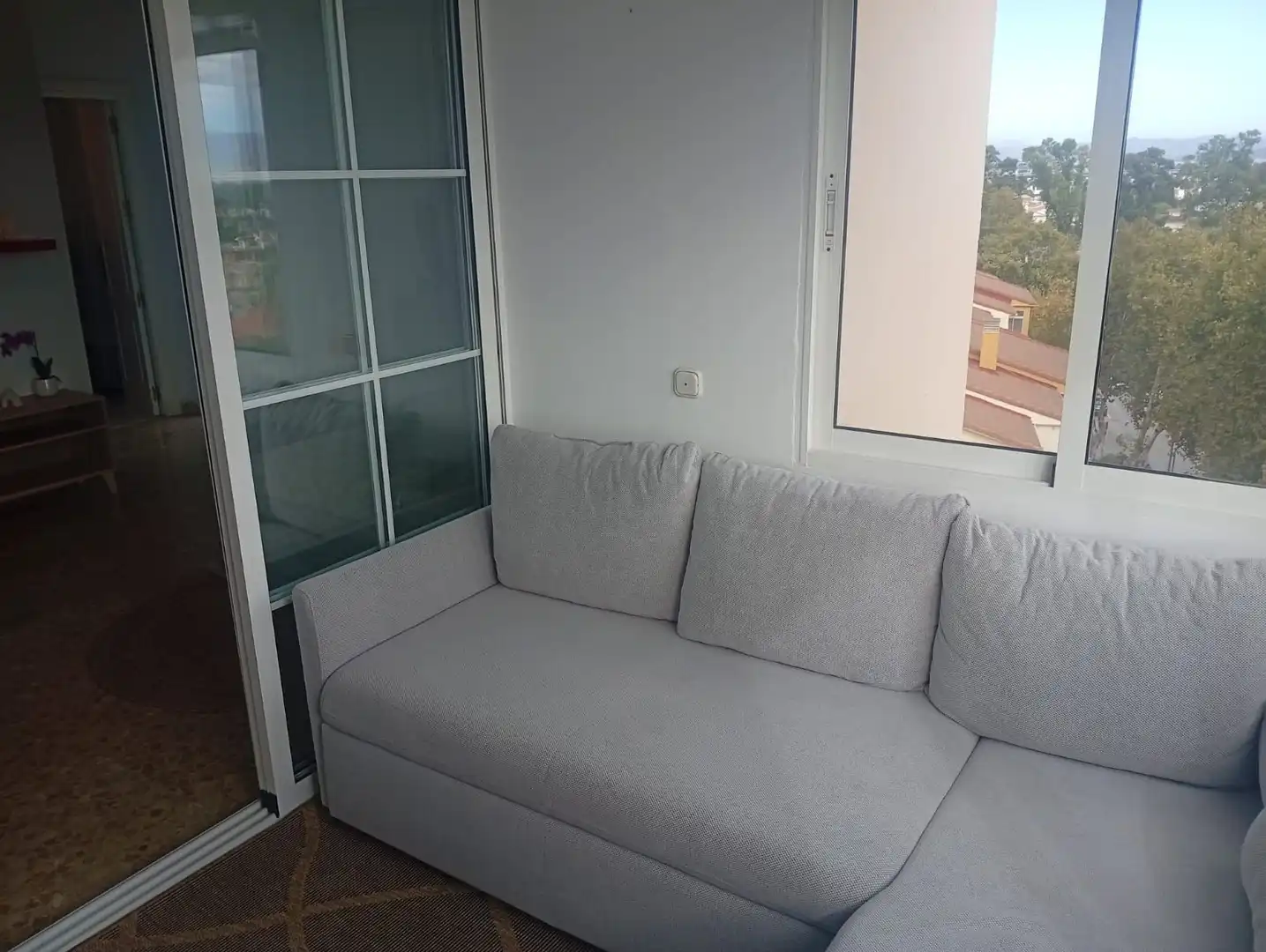 Terraza de Estudio de alquiler en Málaga con Terraza, Amueblado y Piscina comunitaria
