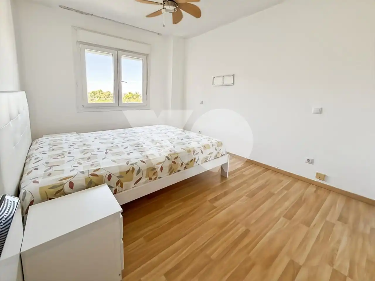 Bedroom of Flat for rent in Madrid  with Air Conditioner, Heating and Terrace