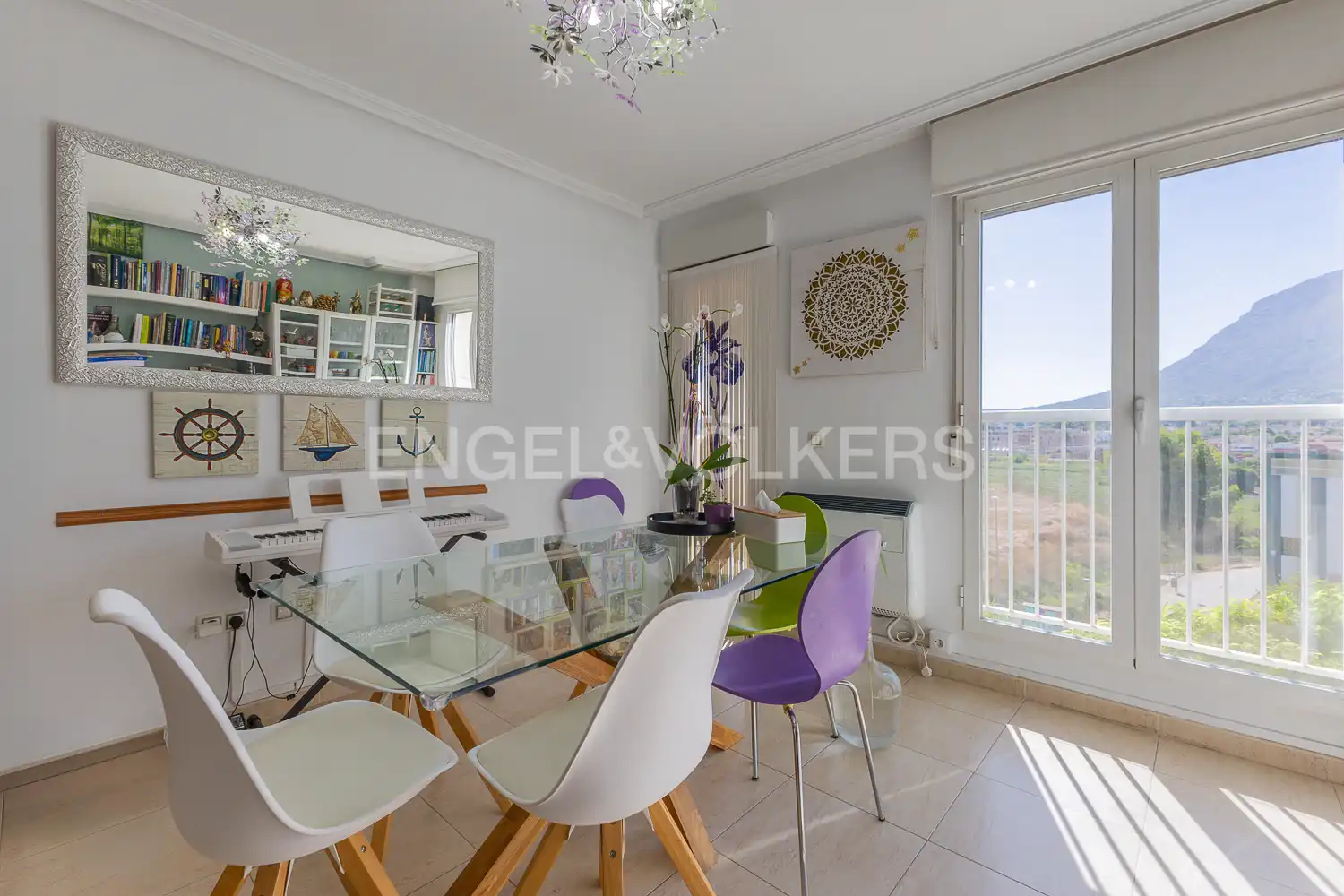 Dining room of Flat for sale in Dénia  with Air Conditioner, Heating and Swimming Pool