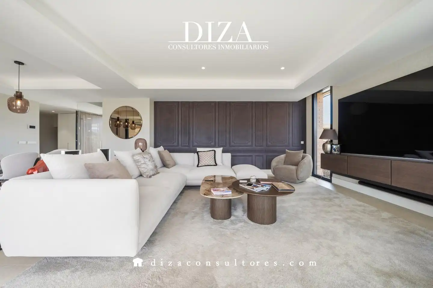 Living room of Houses for sale in Las Rozas de Madrid  with Air Conditioner, Heating and Private garden