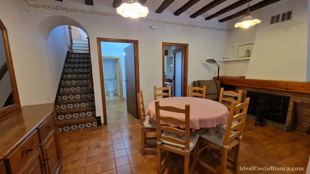 Esszimmer von Country house zur Miete in El Castell de Guadalest, Alicante