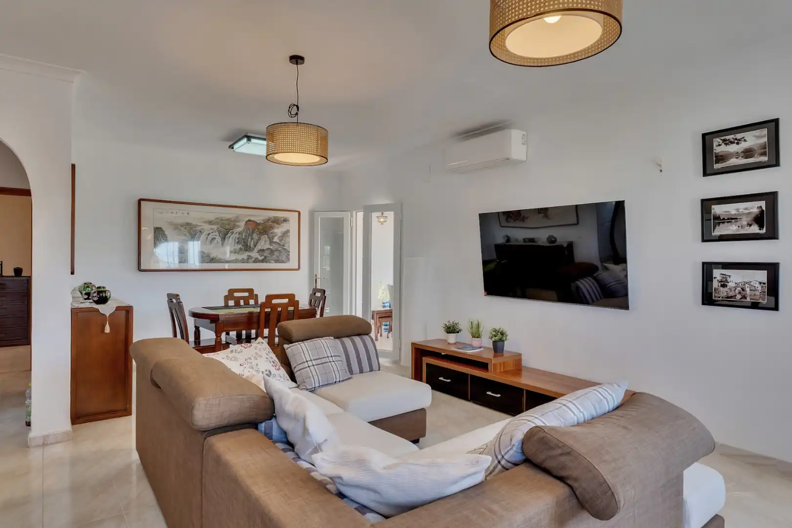 Living room of Houses for sale in Jávea / Xàbia  with Air Conditioner, Heating and Private garden
