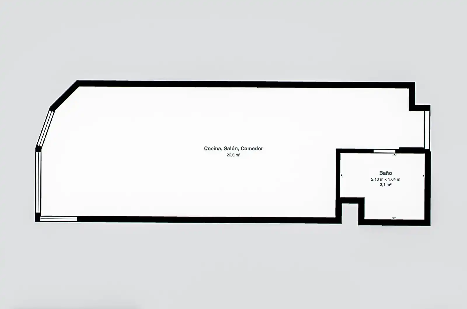 Estudio en venta en Ponent, imagen 14