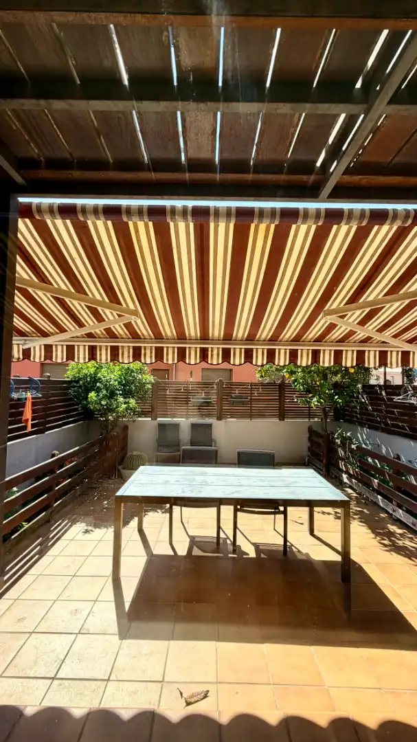 Terraza de Casa adosada en venta en Palau-saverdera con Aire acondicionado, Calefacción y Jardín privado