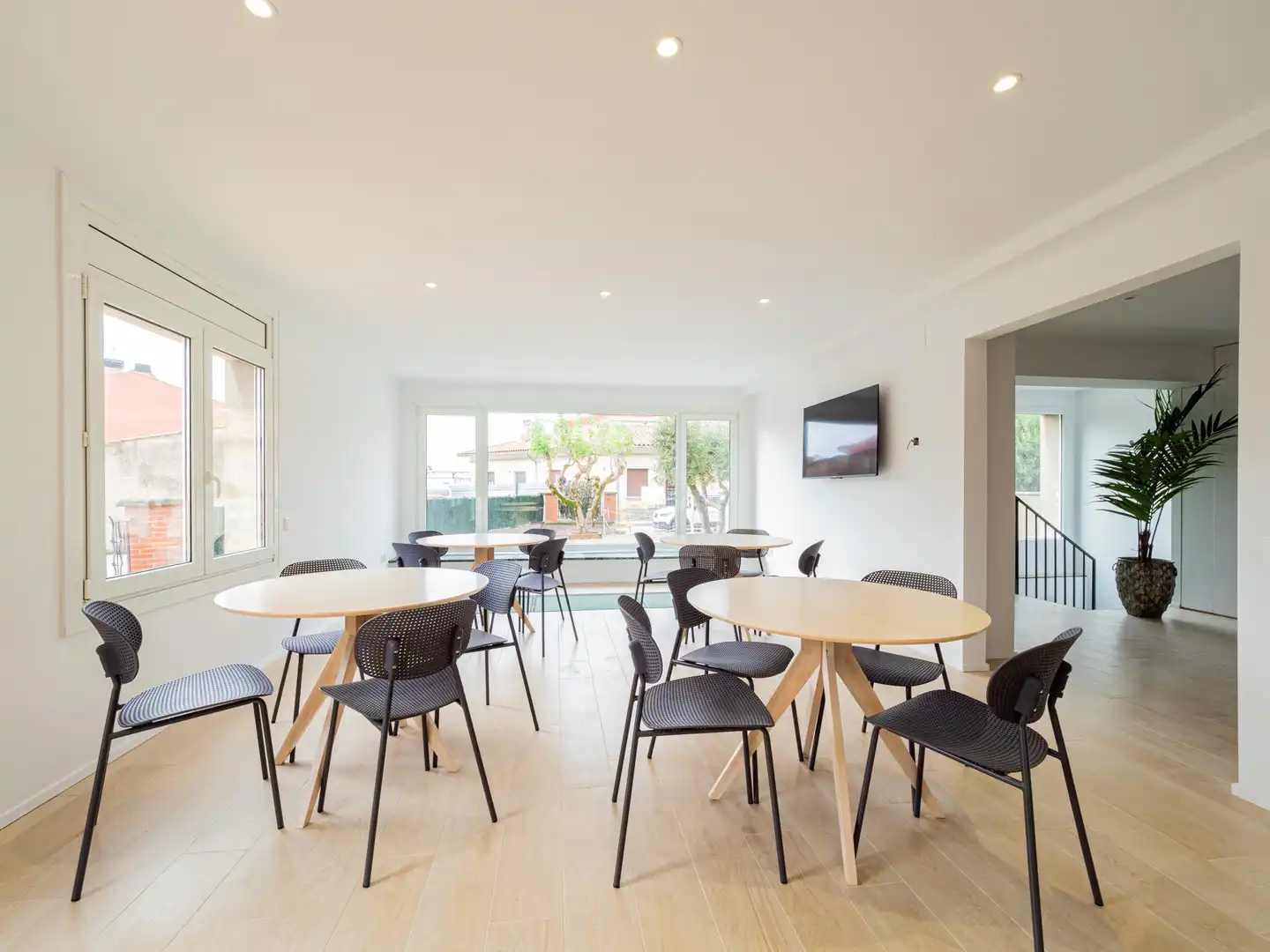 Comedor de Piso de alquiler en Vic con Calefacción, Amueblado y Microondas