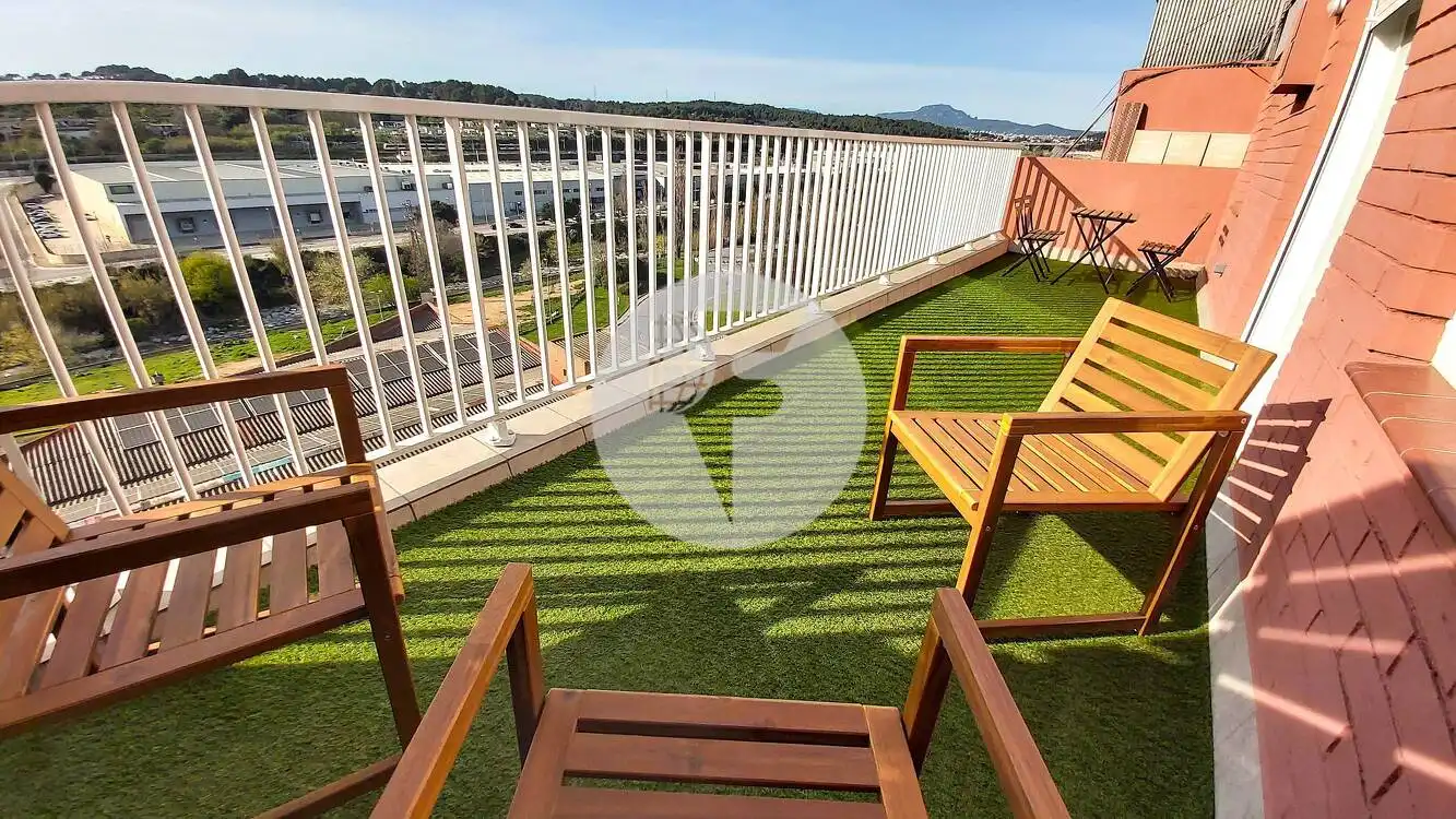 Terrasse von Dachboden zum Verkauf in Rubí mit Terrasse