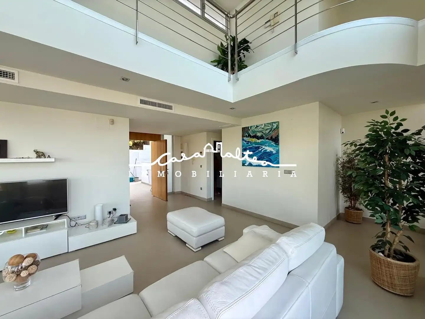 Sala d'estar de Casa o xalet de lloguer en Altea amb Aire condicionat, Calefacció i Jardí privat