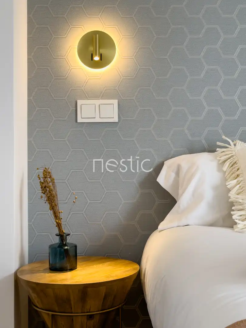 Dormitori de Apartament de lloguer en Madrid amb Aire condicionat, Calefacció i Terrassa