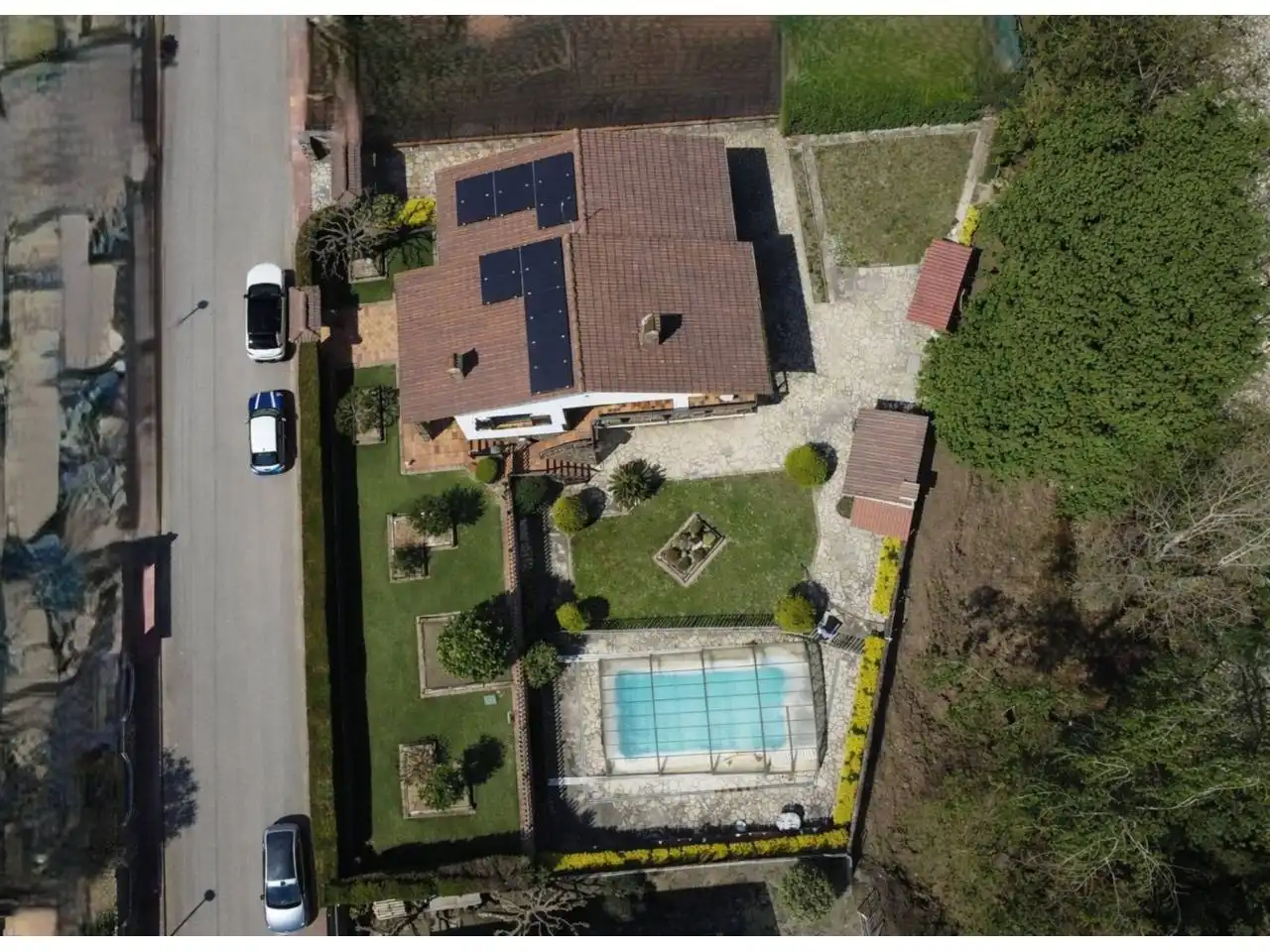 Garden of Houses for sale in Riells i Viabrea  with Air Conditioner, Heating and Private garden