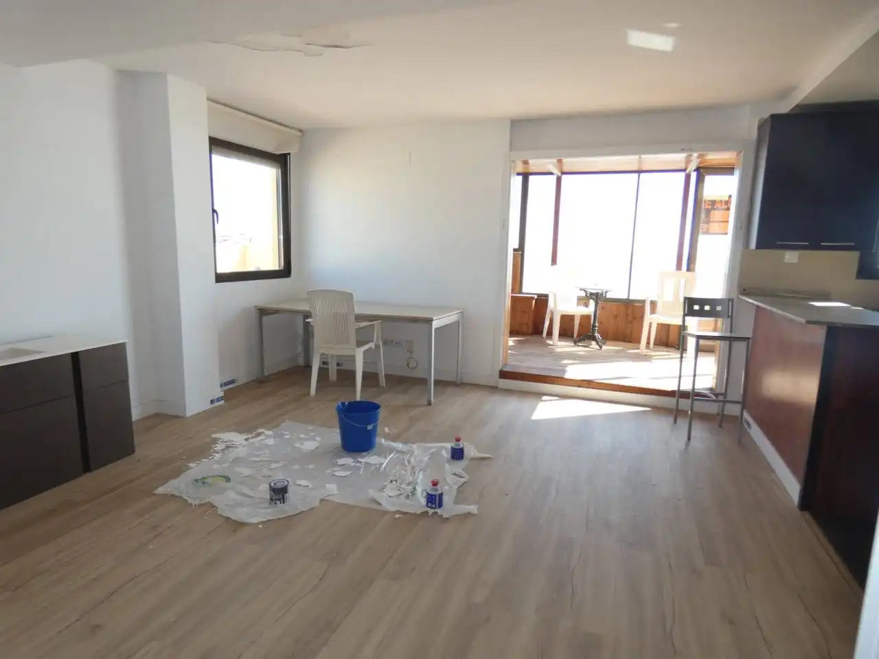 Menjador de Àtic en venda en Peñíscola / Peníscola amb Parquet, Terrassa i Piscina comunitària