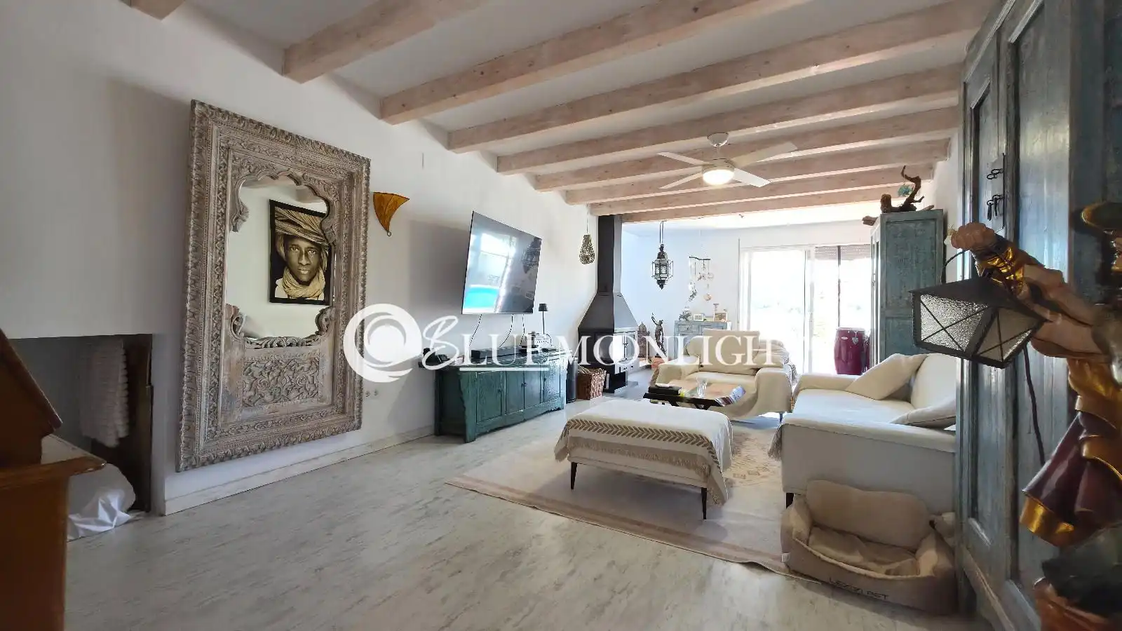 Living room of Houses for sale in Càlig  with Air Conditioner, Heating and Swimming Pool