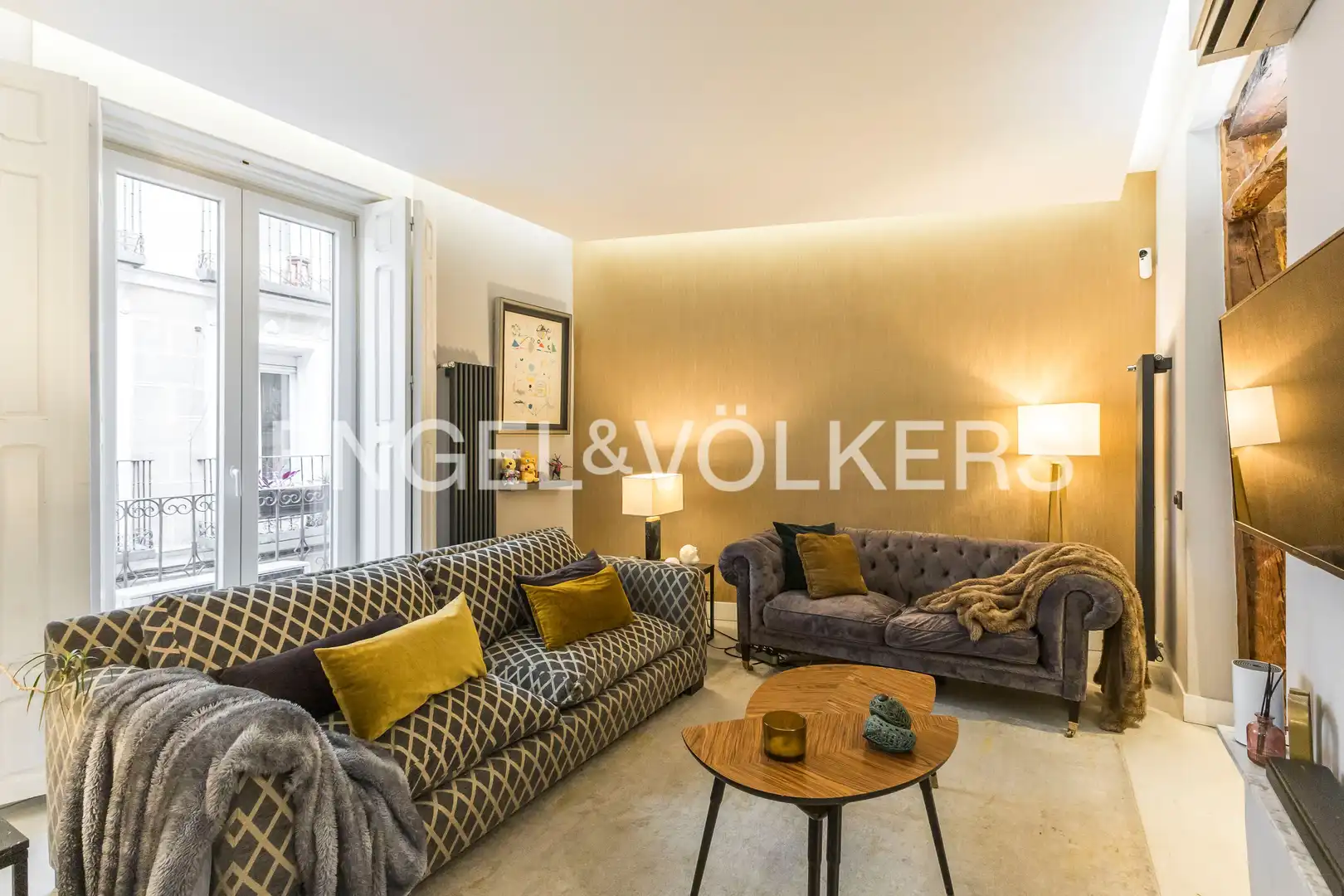 Wohnzimmer von Wohnung zum Verkauf in  Madrid Capital mit Heizung