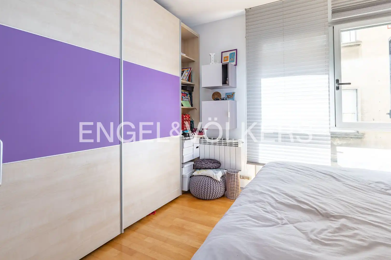 Habitación de Casa adosada en venta en Barcelona con Aire acondicionado, Calefacción y Parquet