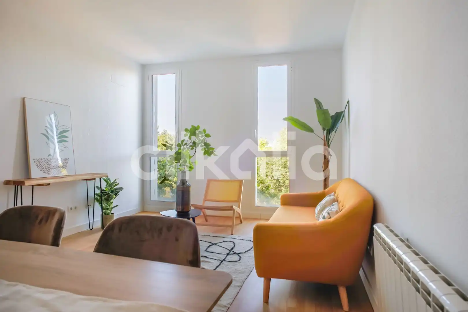 Living room of Flat for sale in Madrid  with Heating, Terrace and Storage room