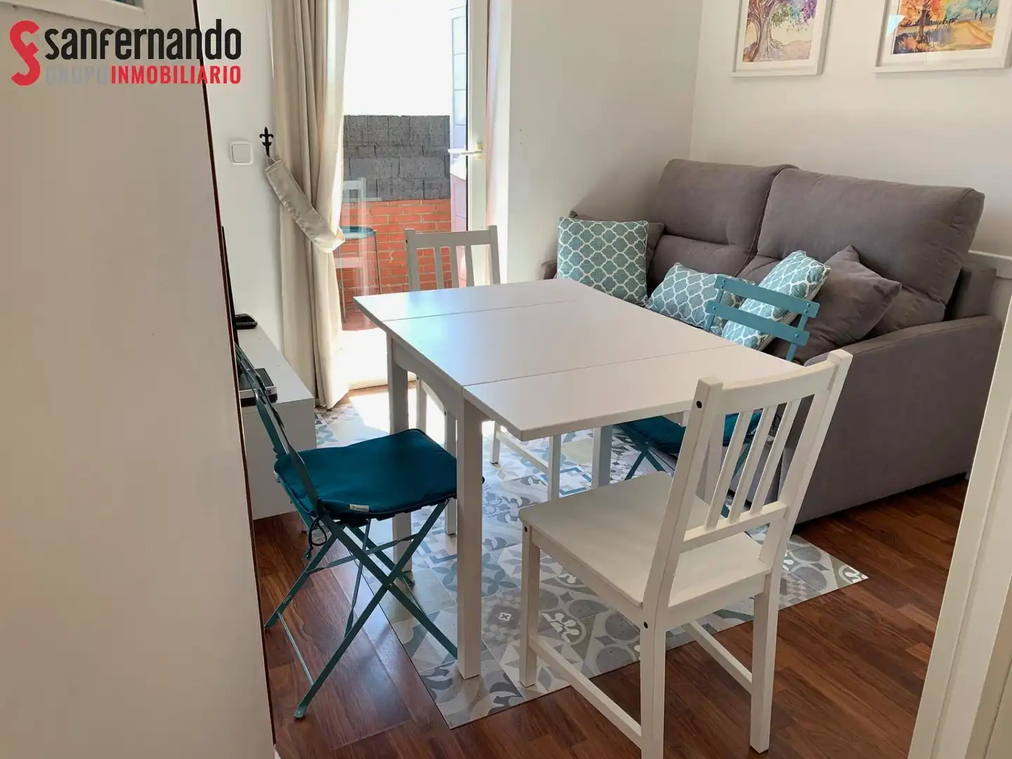 Menjador de Apartament de lloguer en Suances amb Calefacció, Jardí privat i Terrassa