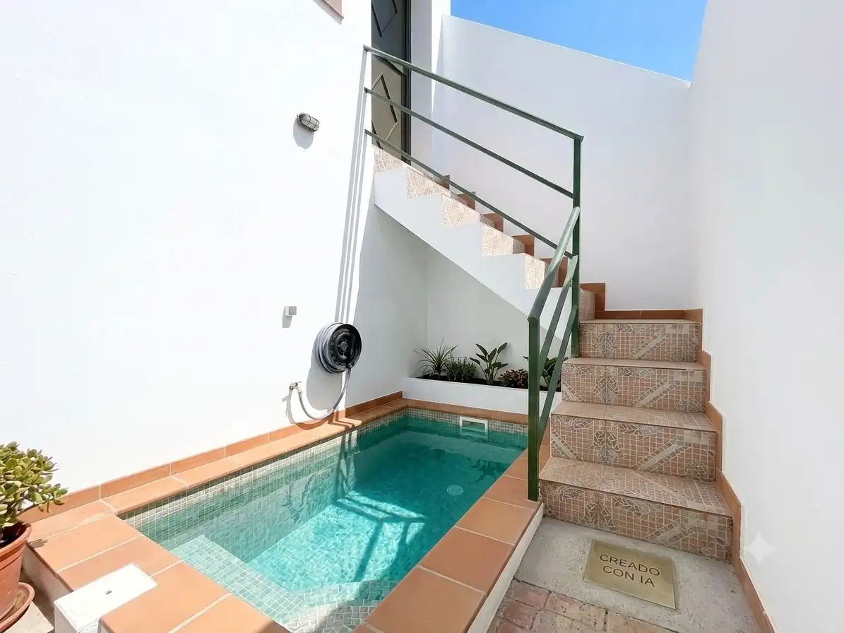 Piscina de Casa adosada en venta en Teba
