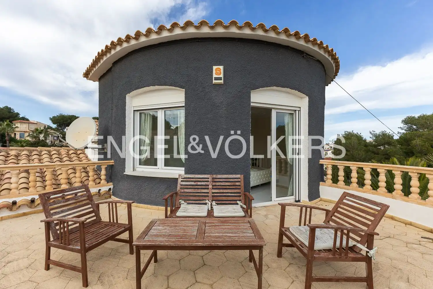 Terrace of Houses for sale in Jávea / Xàbia  with Air Conditioner, Heating and Private garden