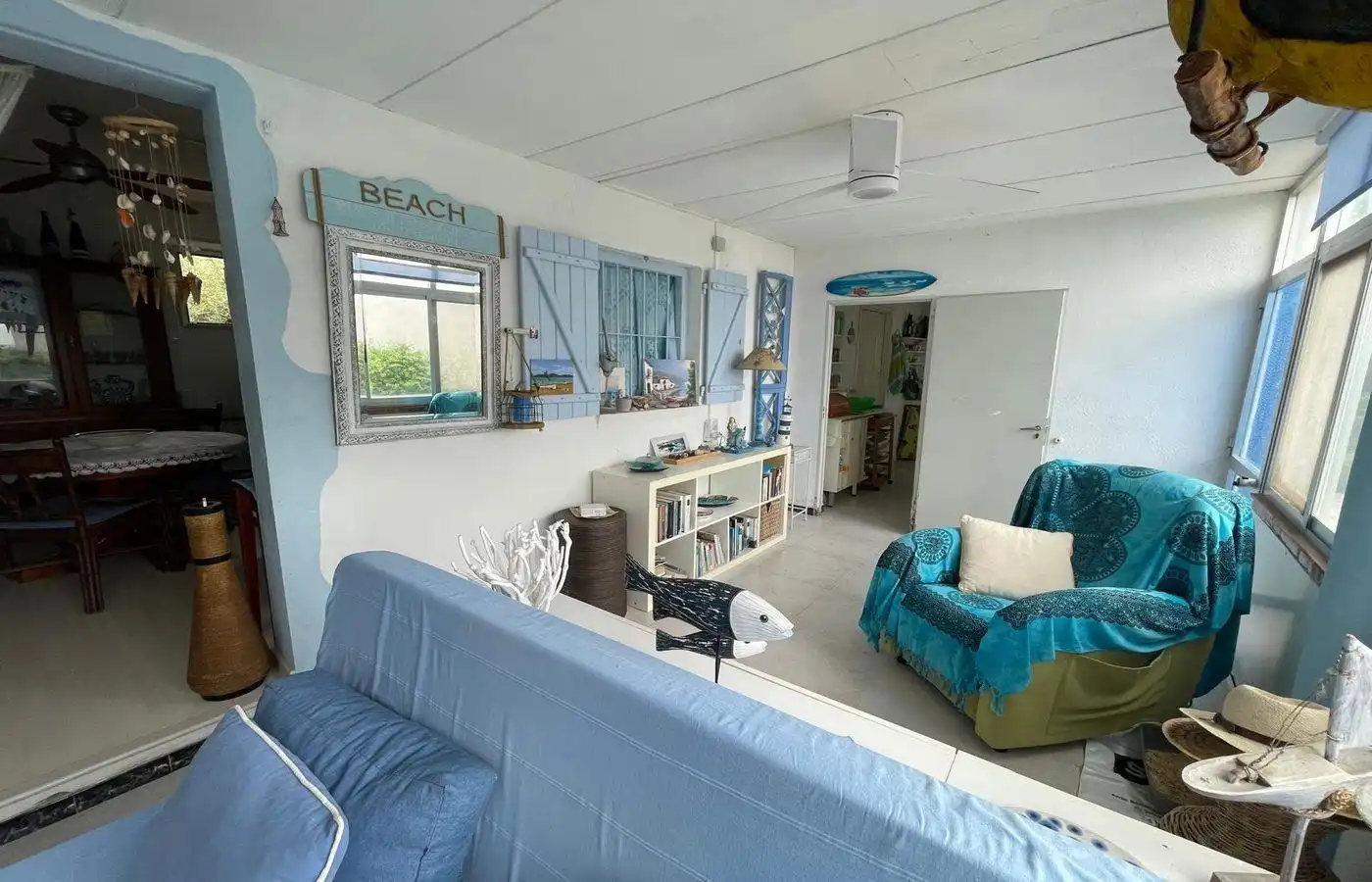 Sala de estar de Casa o chalet en venta en Alcanar con Jardín privado, Terraza y Trastero