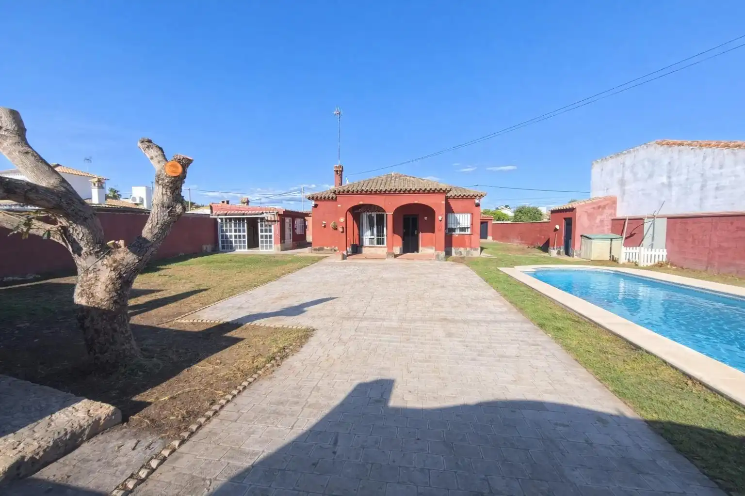 Jardí de Casa o xalet en venda en Chiclana de la Frontera amb Piscina